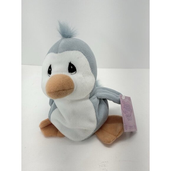 2 Enesco Precious Moments Tender Tails Plush Penguin And Parrot With Tags 6" - Picture 2 of 16